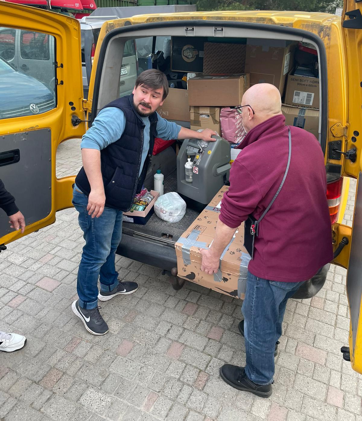 Vereinsmitglied unterstützt Hilfstransport des Vereins Ukraine Hilfe Worms